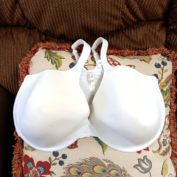 Leading Lady Brigitte Clip 44G Front Close White Wired Posture Support Bra NWOT - Picture 1 of 7